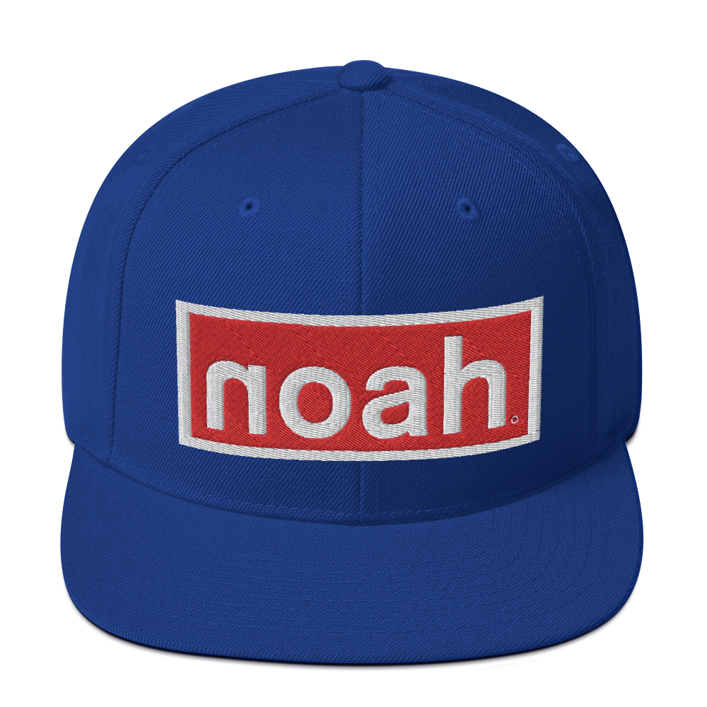 NOAH® OFFICIAL Classic Snapback Hat (Black) — NOAH OFFICIAL